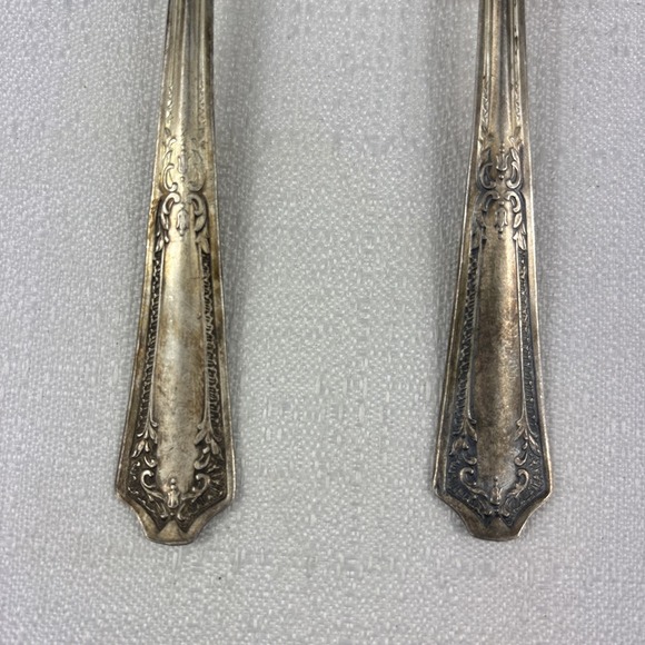 HB Co. HBC6‎ Silver plate Dinner Soup Spoons Set Of 2 - Picture 4 of 11